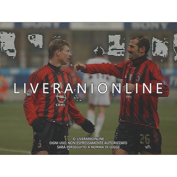MILANO,12-01-05-DFP/FOTO MARCO DE PONTI COPPA ITALIA[ MILAN-PALERMO: JON DHAL TOMASSON AG ALDO LIVERANI SAS