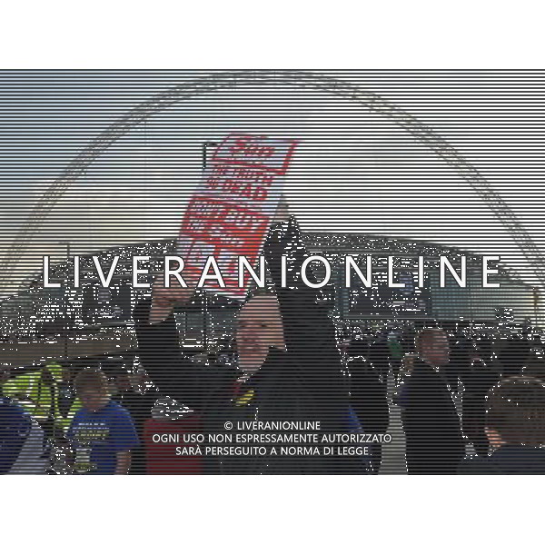 Liverpool fan protest at the Sun newspaper Football - Carling Cup Final - Cardiff City v Liverpool - Sunday 26 February 2012 - Wembley Stadium - London å© CameraSport - 43 Linden Ave. Countesthorpe. Leicester. England. LE8 5PG - Tel: +44 (0) 116 277 4147 - admin@camerasport.com - www.camerasport.com AG ALDO LIVERANI S A S ONLY ITALY