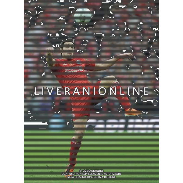 Liverpool\'s Jose Enrique in action during todays match Football - Carling Cup Final - Cardiff City v Liverpool - Sunday 26 February 2012 - Wembley Stadium - London å© CameraSport - 43 Linden Ave. Countesthorpe. Leicester. England. LE8 5PG - Tel: +44 (0) 116 277 4147 - admin@camerasport.com - www.camerasport.com AG ALDO LIVERANI S A S ONLY ITALY