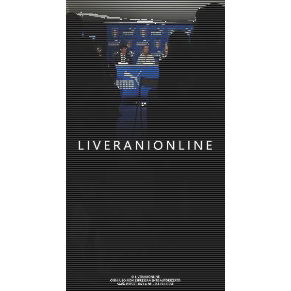 Raduno Nazionale Italiana a Genova Genova - 27.02.2012 Conferenza Stampa e Presentazione Nuova Maglia da Away Puma Nella Foto:Cesare Prandelli /Ph.Vitez-Ag. Aldo Liverani