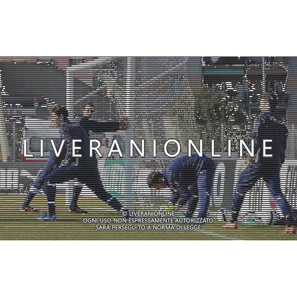 Raduno Nazionale Italiana a Genova Genova - 27.02.2012 Allenamento Nella Foto:buffon-sirigu-viviano-de sanctis /Ph.Vitez-Ag. Aldo Liverani