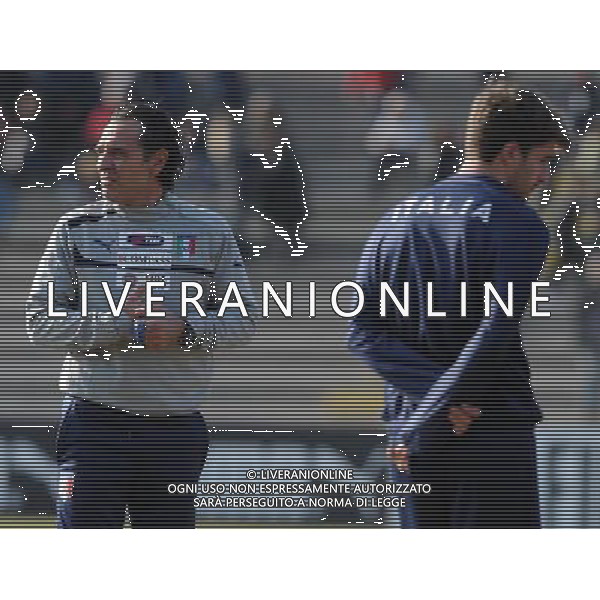 Raduno Nazionale Italiana a Genova Genova - 27.02.2012 Allenamento Nella Foto:prandelli cesare fabio borini /Ph.Vitez-Ag. Aldo Liverani