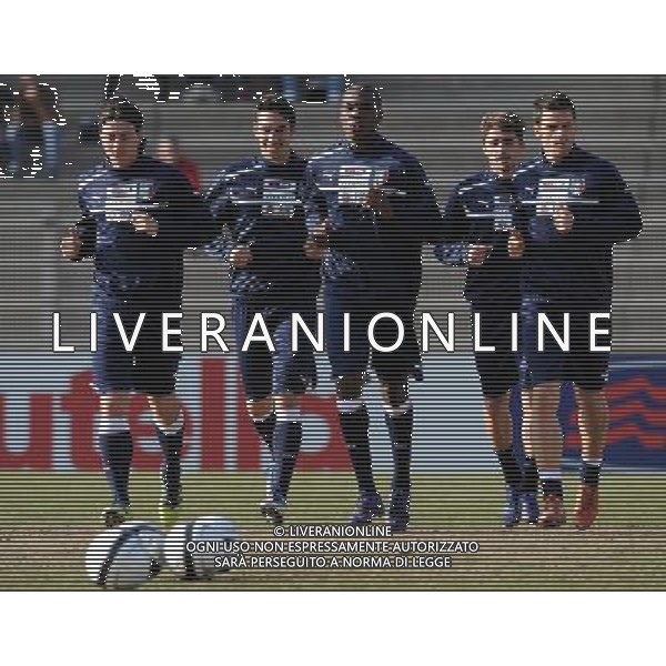 Raduno Nazionale Italiana a Genova Genova - 27.02.2012 Allenamento Nella Foto:ogbonna-montolivo-maggio-borini-astori /Ph.Vitez-Ag. Aldo Liverani