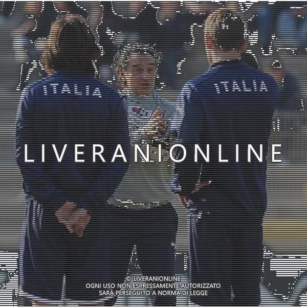 Raduno Nazionale Italiana a Genova Genova - 27.02.2012 Allenamento Nella Foto:prandelli cesare /Ph.Vitez-Ag. Aldo Liverani