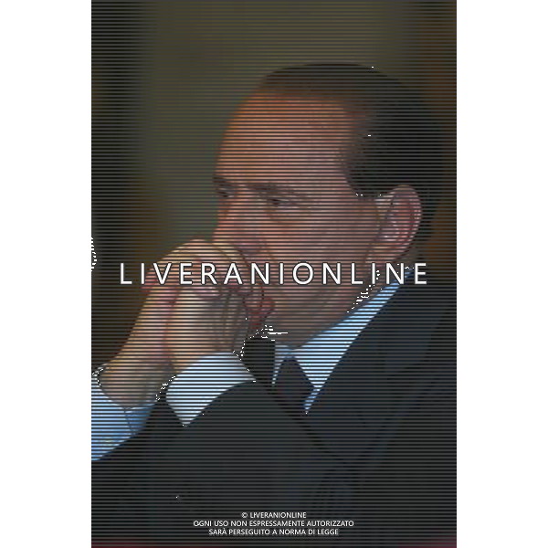MILANO 12/6/2004 SEGGIO ELETTORALE DI VIA SCROSATI, 4 NELLA FOTO SILVIO BERLUSCONI FOTO MARIO ROMANO/AG ALDO LIVERANI