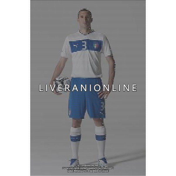 Bild 143 PUMA FOTO NAZIONALE ITALIANA CALCIO 2012 NELLA FOTO LE NUOVE DIVISE DELLA NAZIONALE ITALIANA DI CALCIO GIORGIO CHIELLINI AG ALDO LIVERANI S A S