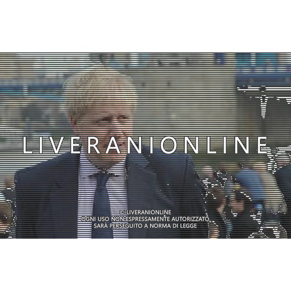 Mayor Boris Johnson watches the 11ft Olympic Rings go down the Thames and under Tower Bridge by City Hall today 28th February 2012 to let the general public know that there is only 150 days left until the Olympic Games begin in London, picture by Marc Larkin/ /PHOTOSHOT/AG ALDO LIVERANI SAS - ITALY ONLY -