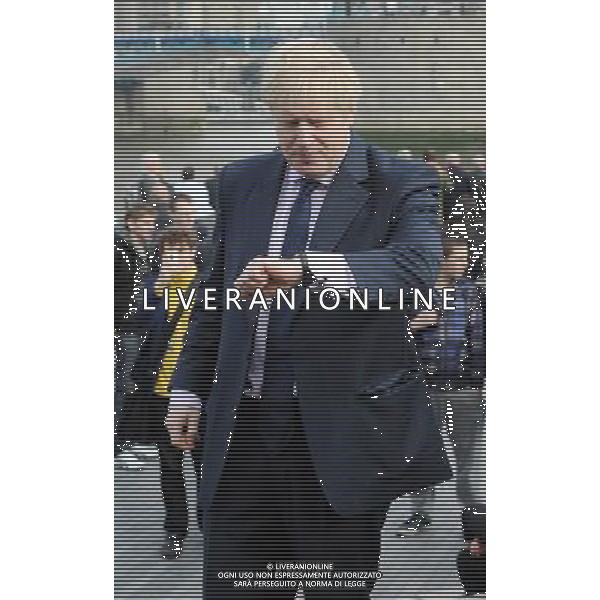 Mayor Boris Johnson watches the 11ft Olympic Rings go down the Thames and under Tower Bridge by City Hall today 28th February 2012 to let the general public know that there is only 150 days left until the Olympic Games begin in London, picture by Marc Larkin/ /PHOTOSHOT/AG ALDO LIVERANI SAS - ITALY ONLY -