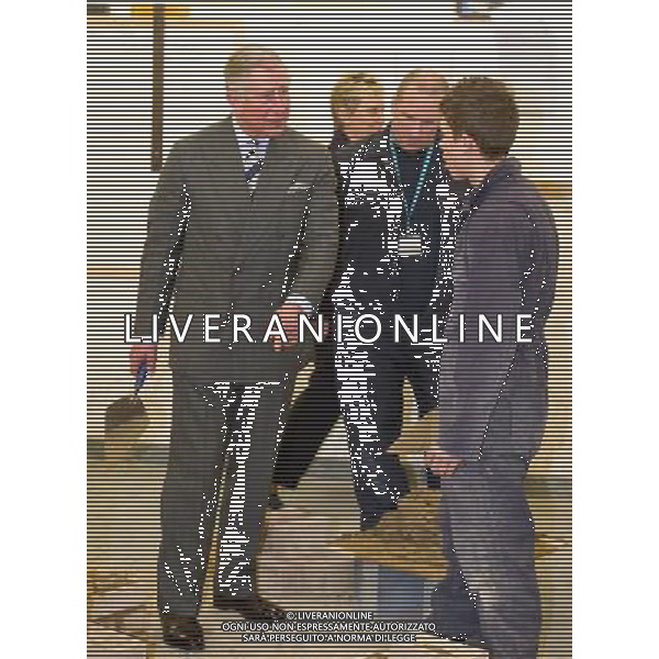 The Prince of Wales visits the bricklaying department at Great Yarmouth College today (Mon) on 26th February 2012. /PHOTOSHOT/ALDO LIVERANI SAS - ITALY ONLY -