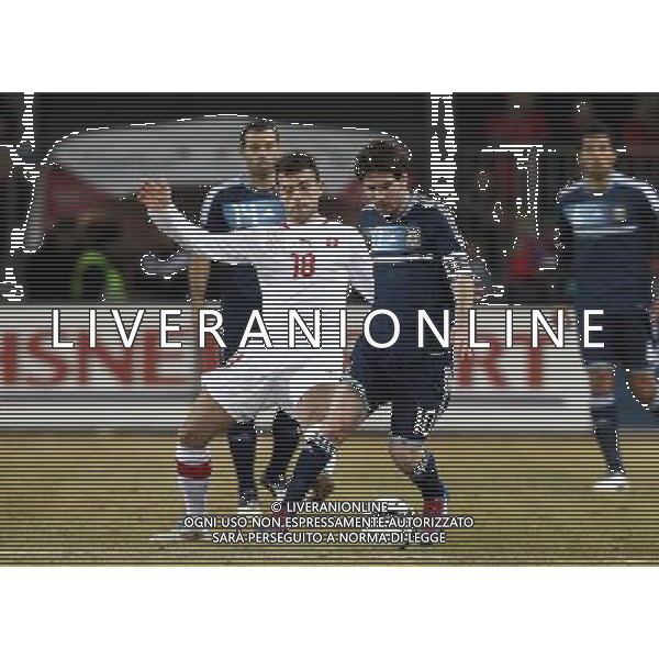 BERNA (CH) - 29/02/2012 - AMICHEVOLE SVIZZERA VS ARGENTINA - NELLA FOTO: MESSI E MEHMEDI - FOTO FRANCESCA SOLI / AGENZIA LIVERANI