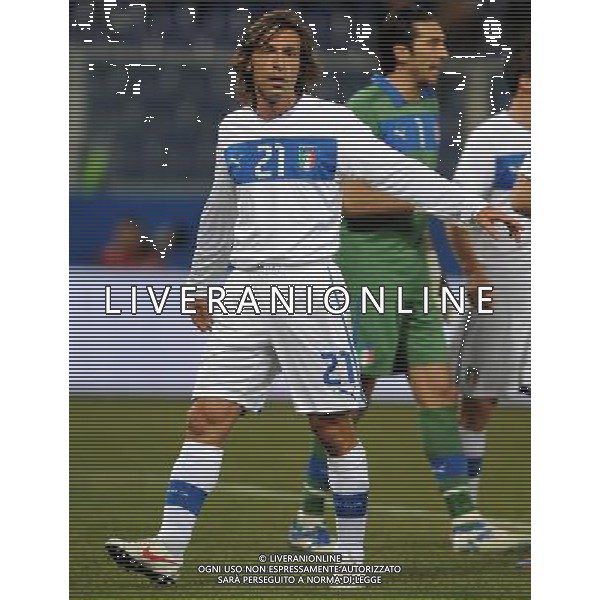 Gara Amichevole Genova - 29.02.2012 Italia-USA Nella Foto:pirlo /Ph.Vitez-Ag. Aldo Liverani