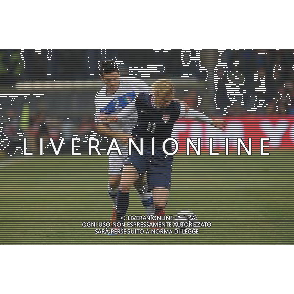 Amichevole Nazionale Genova 29-02-2012 Italia - USA nella foto: Maggio e Shea foto Roberto Garavaglia - ag. Aldo Liverani sas