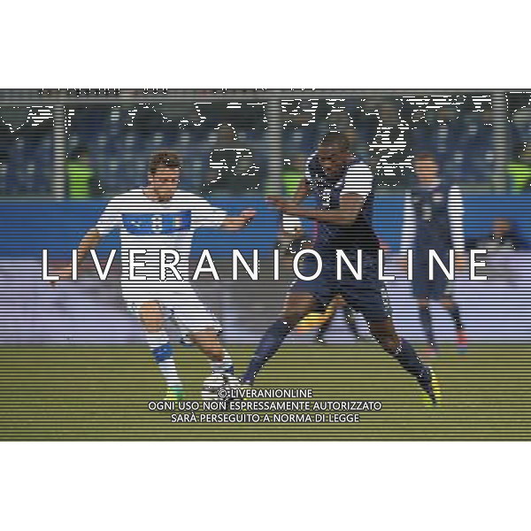 Amichevole Nazionale Genova 29-02-2012 Italia - USA nella foto: Marchisio e Altidore foto Roberto Garavaglia - ag. Aldo Liverani sas