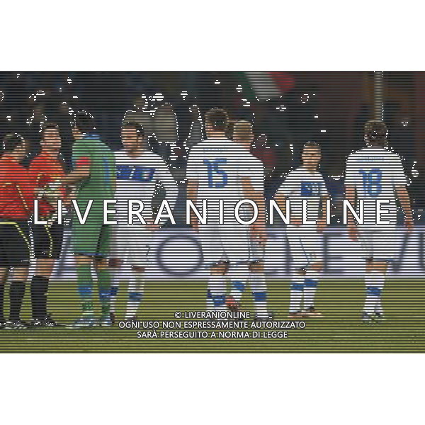 Amichevole Nazionale Genova 29-02-2012 Italia - USA nella foto: delusione Italia foto Roberto Garavaglia - ag. Aldo Liverani sas