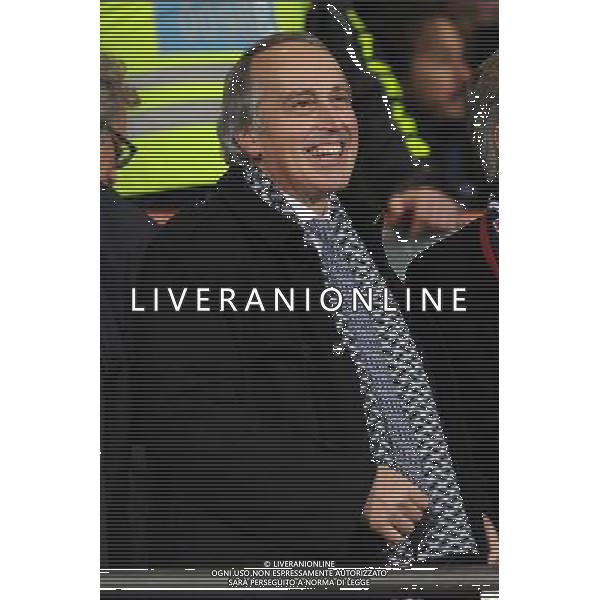 Amichevole Nazionale Genova 29-02-2012 Italia - USA nella foto: Giancarlo Abete presidente della FIGC foto Roberto Garavaglia - ag. Aldo Liverani sas