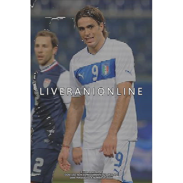 Amichevole Nazionale Genova 29-02-2012 Italia - USA nella foto: Alessandro Matri (Italia) foto Roberto Garavaglia - ag. Aldo Liverani sas