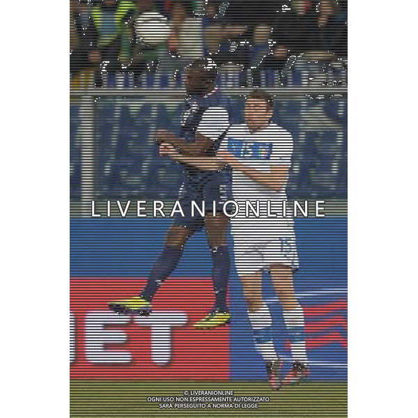 Amichevole Nazionale Genova 29-02-2012 Italia - USA nella foto: Jozy Altidore (USA) a SX e Andrea Barzagli (Italia) foto Roberto Garavaglia - ag. Aldo Liverani sas