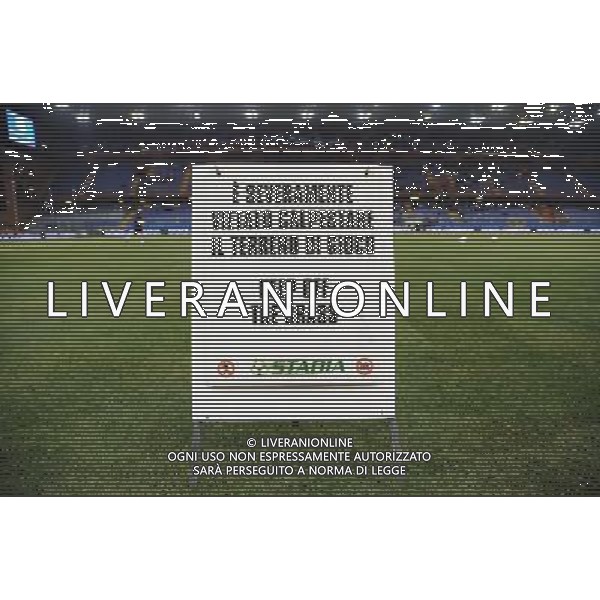 Gara Amichevole Genova - 29.02.2012 Italia-USA Nella Foto:Cartellone Campo /Ph.Vitez-Ag. Aldo Liverani