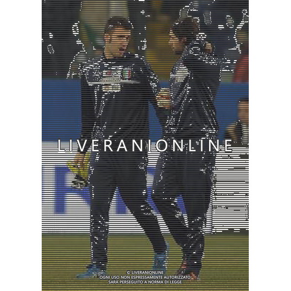 Gara Amichevole Genova - 29.02.2012 Italia-USA Nella Foto:Viviano Emiliano-Sirigu Salvatore /Ph.Vitez-Ag. Aldo Liverani