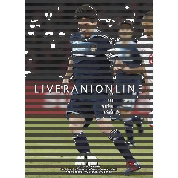 BERNA (CH) - 29/02/2012 - AMICHEVOLE SVIZZERA VS ARGENTINA - NELLA FOTO: LIONEL MESSI - FOTO FRANCESCA SOLI / AGENZIA LIVERANI