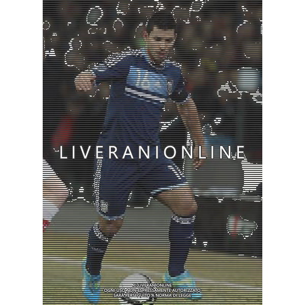 BERNA (CH) - 29/02/2012 - AMICHEVOLE SVIZZERA VS ARGENTINA - NELLA FOTO: SEGIO AGUERO - FOTO FRANCESCA SOLI / AGENZIA LIVERANI