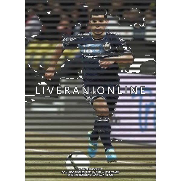 BERNA (CH) - 29/02/2012 - AMICHEVOLE SVIZZERA VS ARGENTINA - NELLA FOTO: SEGIO AGUERO - FOTO FRANCESCA SOLI / AGENZIA LIVERANI