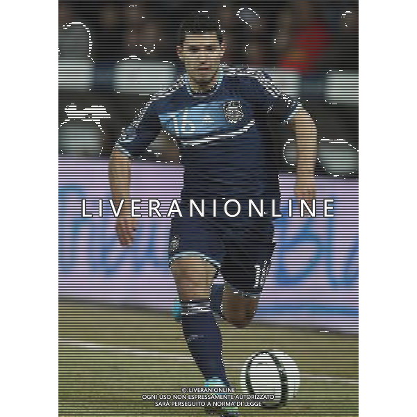 BERNA (CH) - 29/02/2012 - AMICHEVOLE SVIZZERA VS ARGENTINA - NELLA FOTO: SERGIO AGUERO - FOTO FRANCESCA SOLI / AGENZIA LIVERANI