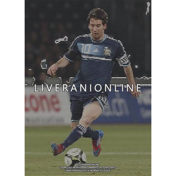 BERNA (CH) - 29/02/2012 - AMICHEVOLE SVIZZERA VS ARGENTINA - NELLA FOTO: LIONEL MESSI - FOTO FRANCESCA SOLI / AGENZIA LIVERANI