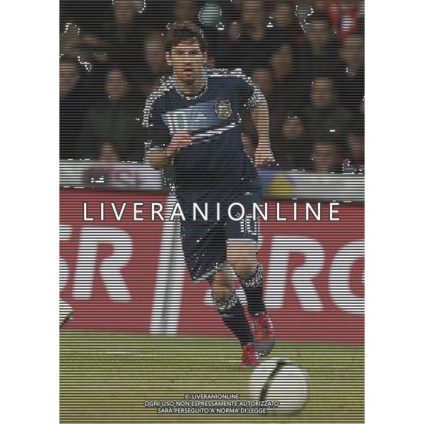 BERNA (CH) - 29/02/2012 - AMICHEVOLE SVIZZERA VS ARGENTINA - NELLA FOTO: LIONEL MESSI - FOTO FRANCESCA SOLI / AGENZIA LIVERANI