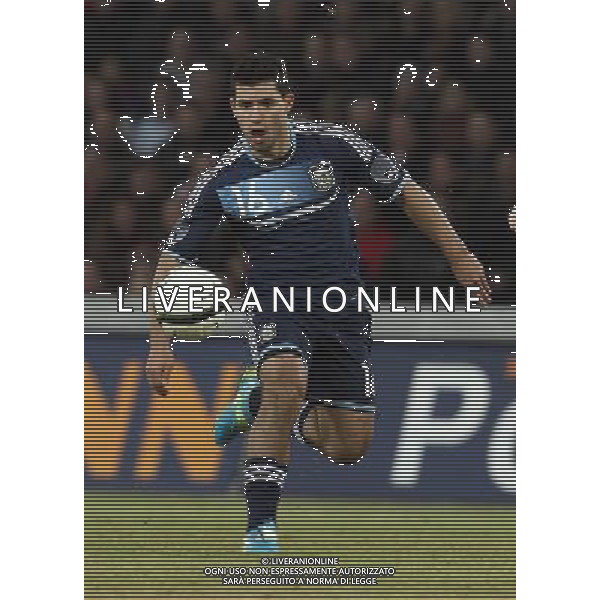 BERNA (CH) - 29/02/2012 - AMICHEVOLE SVIZZERA VS ARGENTINA - NELLA FOTO: SERGIO AGUERO - FOTO FRANCESCA SOLI / AGENZIA LIVERANI