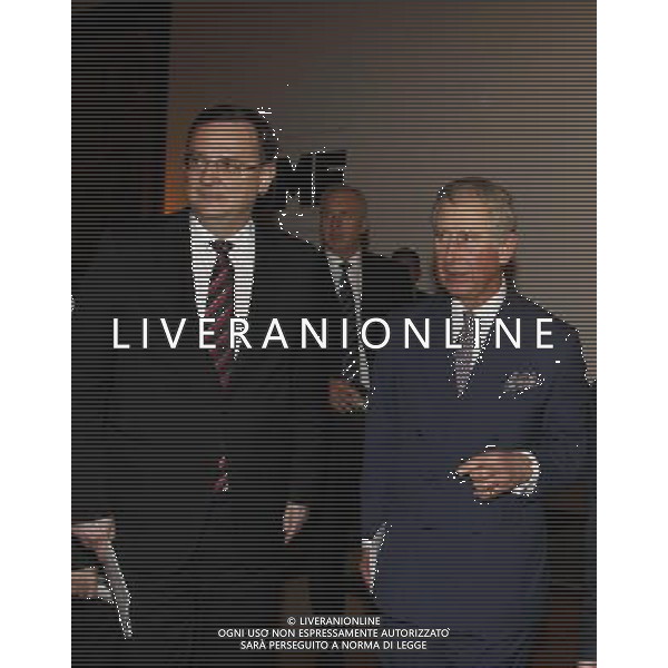 Britain\'s Prince Charles, right, walks with Czech Prime Minister Petr Necas, left, following an event in memory of the late former Czechoslovak and Czech President Vaclav Havel, in central London, Wednesday, Feb. 29, 2012. The evening included theatre, readings, photographs and music. ©photoshot/AGENZIA ALDO LIVERANI SAS - ITALY ONLY - REALI INGLESI: Il Principe Carlo d\'Inghilterra, partecipa ad un evento in memoria del compianto ex Presidente della Cecoslovacchia Vaclav Havel, nel centro di Londra, 29 Febbraio 2012.