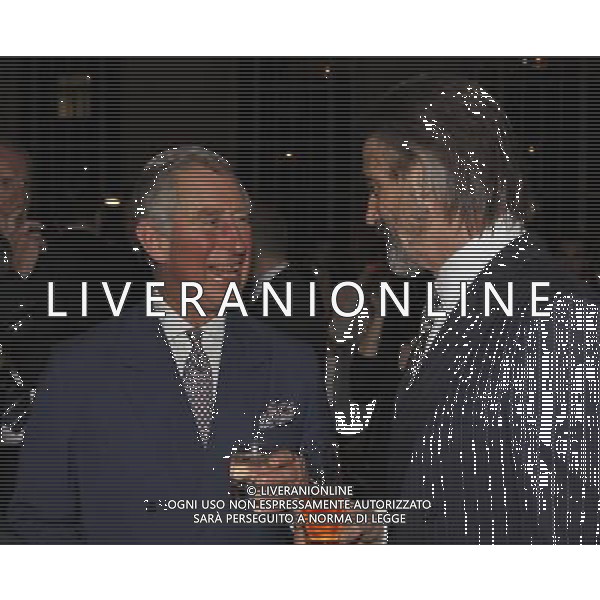 Britain\'s Prince Charles, left, talks with British actor Jeremy Irons, following an event in memory of the late former Czechoslovak and Czech President Vaclav Havel, in central London, Wednesday, Feb. 29, 2012. The evening included theatre, readings, photographs and music. ©photoshot/AGENZIA ALDO LIVERANI SAS - ITALY ONLY - REALI INGLESI: Il Principe Carlo d\'Inghilterra, partecipa ad un evento in memoria del compianto ex Presidente della Cecoslovacchia Vaclav Havel, nel centro di Londra, 29 Febbraio 2012.
