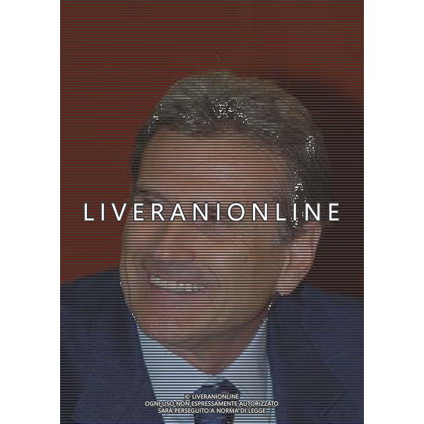 Milano, 15 / 06 / 2004 Presentazione \'la Storia della Nazionale Azzurra dal Primo Mondiale all\'Europeo 2004 del n¡ 3-2004 de l\'Europeo nella foto: Giacinto Facchetti foto Danilo Recalcati/AG.Aldo Liverani