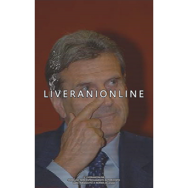 Milano, 15 / 06 / 2004 Presentazione \'la Storia della Nazionale Azzurra dal Primo Mondiale all\'Europeo 2004 del n¡ 3-2004 de l\'Europeo nella foto: Giacinto Facchetti foto Danilo Recalcati/AG.Aldo Liverani
