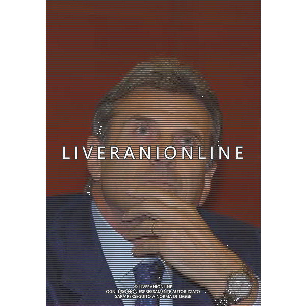 Milano, 15 / 06 / 2004 Presentazione \'la Storia della Nazionale Azzurra dal Primo Mondiale all\'Europeo 2004 del n¡ 3-2004 de l\'Europeo nella foto: Giacinto Facchetti foto Danilo Recalcati/AG.Aldo Liverani