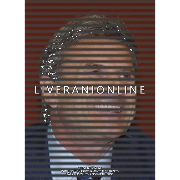 Milano, 15 / 06 / 2004 Presentazione \'la Storia della Nazionale Azzurra dal Primo Mondiale all\'Europeo 2004 del n¡ 3-2004 de l\'Europeo nella foto: Giacinto Facchetti foto Danilo Recalcati/AG.Aldo Liverani