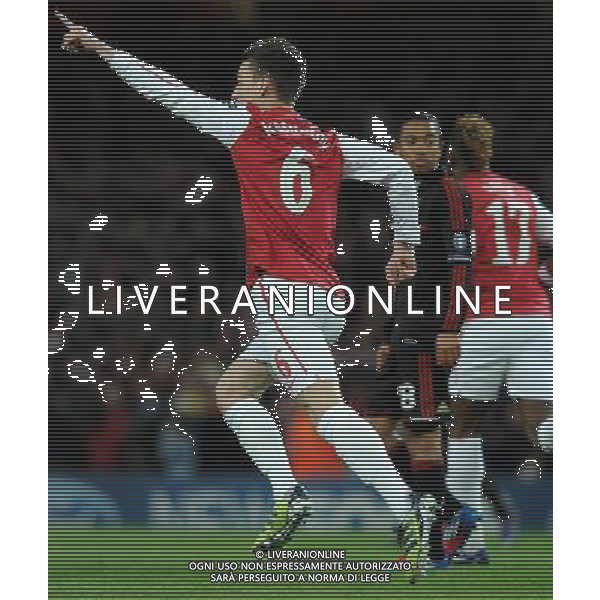 UEFA Champions League 2011/2012 Ottavi di Finale Ritorno Londra - 06.03.2012 Arsenal-Milan Nella Foto:koscielny esulta /Ph.Vitez-Ag. Aldo Liverani