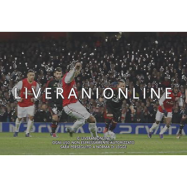 Arsenal\'s Robin van Persie scores his sides third goal 3-0 from a penalty kick Football - UEFA Champions League Group F - Arsenal v AC Milan - Tue 06 Mar 2012 - Emirates Stadium - London © CameraSport - 43 Linden Ave. Countesthorpe. Leicester. England. LE8 5PG - Tel: +44 (0) 116 277 4147 - admin@camerasport.com - www.camerasport.com AG ALDO LIVERANI S A S ONLY ITALY