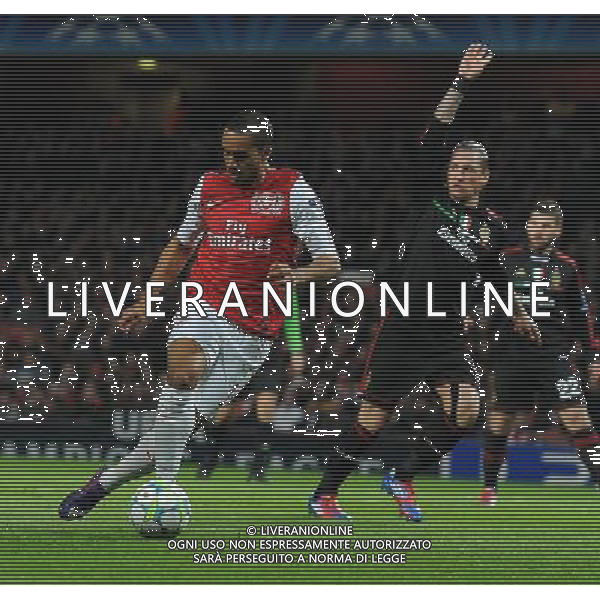 UEFA Champions League 2011/2012 Ottavi di Finale Ritorno Londra - 06.03.2012 Arsenal-Milan Nella Foto:Walcott Theo /Ph.Vitez-Ag. Aldo Liverani