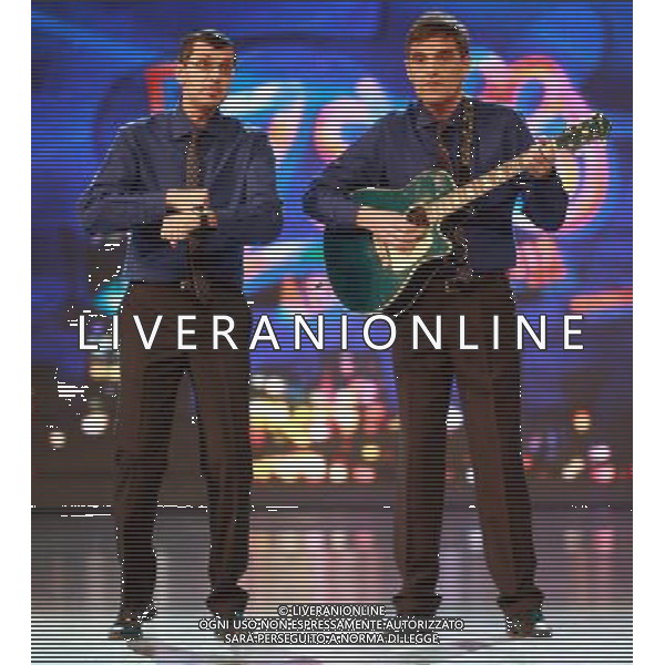 06/03//2012 TRASMISSIONE TV MEDIASET ZELIG - Teatro Arcimboldi nella foto i Duo Idea! ph.Fiochi/AG ALDO LIVERANI SAS