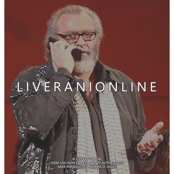 06/03//2012 TRASMISSIONE TV MEDIASET ZELIG - Teatro Arcimboldi nella foto Diego Abatantuono ph.Fiochi/AG ALDO LIVERANI SAS