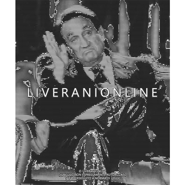 ARCHIVIO - Emilio Fede Giornalista e scrittore italiano, e direttore di diversi Telegiornali nella foto Emilio Fede ph.FIOCHI/AG ALDO LIVERANI SAS