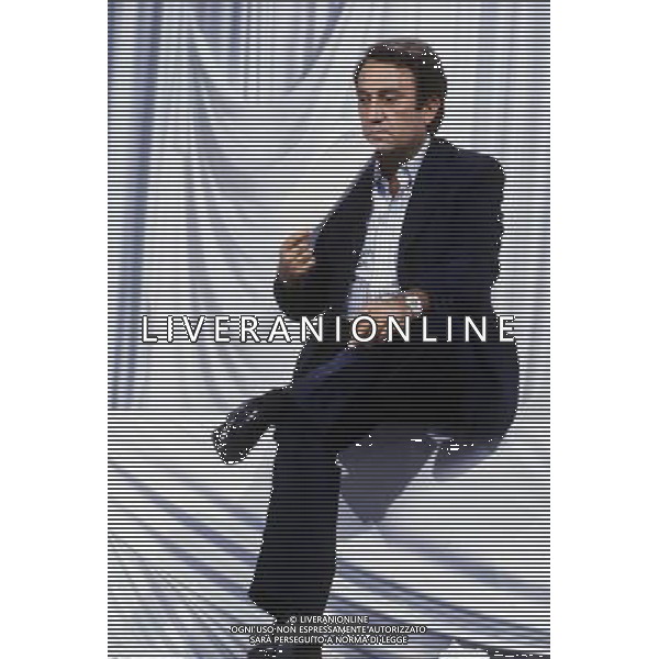 ARCHIVIO - Emilio Fede Giornalista e scrittore italiano, e direttore di diversi Telegiornali nella foto Emilio Fede ph.FIOCHI/AG ALDO LIVERANI SAS