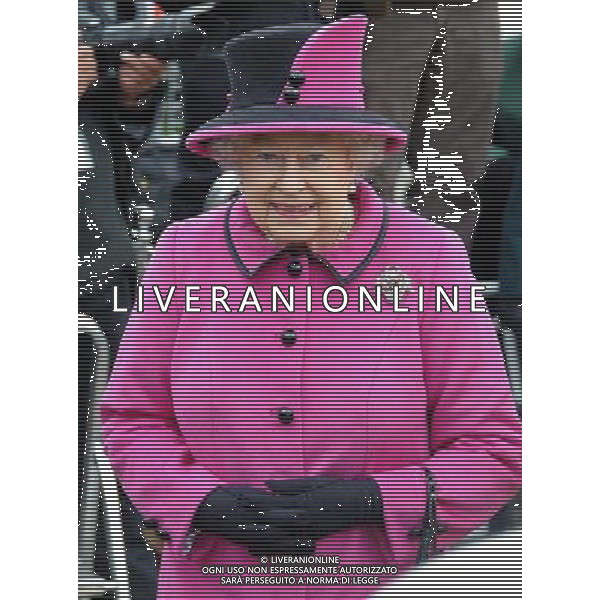  Picture Shows: The Queen, The Duke Of Edinburgh and The Duchess Of Cambridge visit Leicester, on Thursday March 08, 2012. ©photoshot/AGENZIA ALDO LIVERANI SAS - ITALY ONLY - REALI INGLESI: La Regina Elisabetta II d\'inghilterra accompagnata dal Duca di Edimburgo e da Kate Middleton Duchessa di Cambridge in visita a Leicester, 8 marzo 2012.