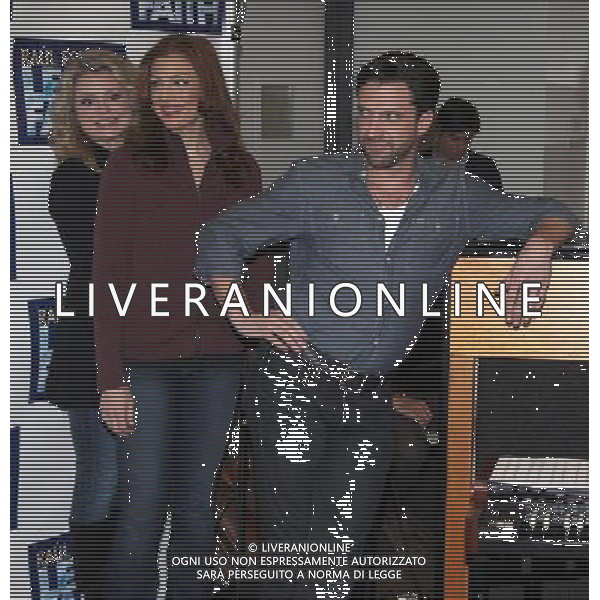 Kendra Kassebaum, Jessica Phillips \' Raul Esparza attending the \'Leap Of Faith\' Meet \' Greet at the Duke 42nd Street Studios in New York City. 3/8/2012 /photoshot/ag aldo liverani /italy only