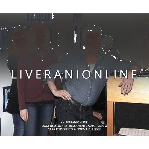 Kendra Kassebaum, Jessica Phillips \' Raul Esparza attending the \'Leap Of Faith\' Meet \' Greet at the Duke 42nd Street Studios in New York City. 3/8/2012 /photoshot/ag aldo liverani /italy only