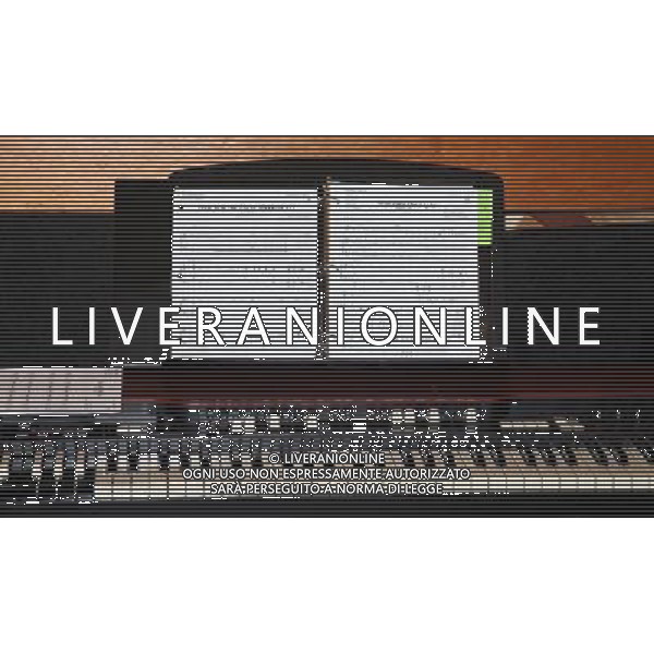 Music Sheet at the \'Leap Of Faith\' Meet \' Greet at the Duke 42nd Street Studios in New York City. 3/8/2012 /photoshot/ag aldo liverani /italy only