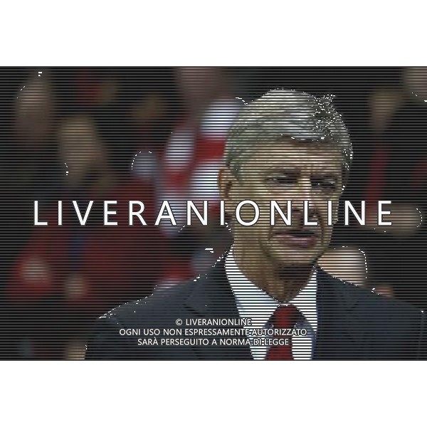 Arsenal\'s Manager Arsene Wenger Football - UEFA Champions League Group F - Arsenal v AC Milan - Tue 06 Mar 2012 - Emirates Stadium - London © CameraSport - 43 Linden Ave. Countesthorpe. Leicester. England. LE8 5PG - Tel: +44 (0) 116 277 4147 - admin@camerasport.com - www.camerasport.com AG ALDO LIVERANI S A S ONLY ITALY