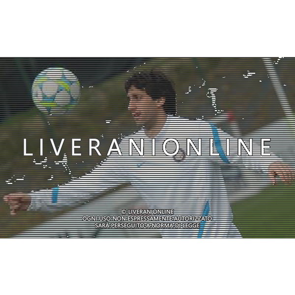 APPIANO GENTILE (CO) 12/3/2012 CHAMPIONS LEAGUE ALLENAMENTO FC INTERNAZIONALE NELLA FOTO DIEGO MILITO FOTO ROMANO/AG ALDO LIVERANI