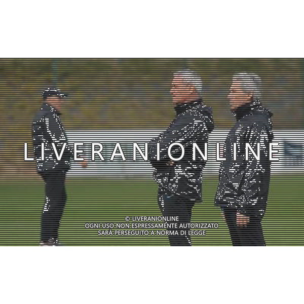 APPIANO GENTILE (CO) 12/3/2012 CHAMPIONS LEAGUE ALLENAMENTO FC INTERNAZIONALE NELLA FOTO CLAUDIO RANIERI-GIUSEPPE BARESI FOTO ROMANO/AG ALDO LIVERANI